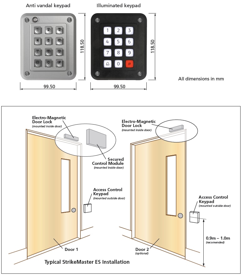 Storm Interface StrikeMaster ES Stand-Alone Access Control System